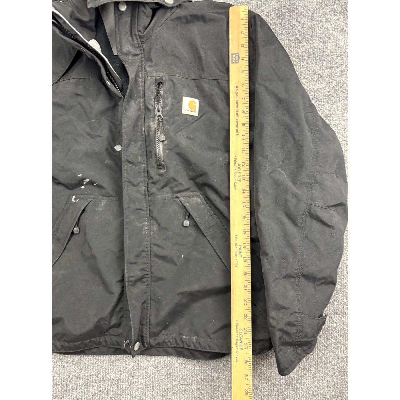 Carhartt Carhartt J162 Storm Defender Hooded Waterproof Jacket Mens Medium Black Size US M / EU 48-50 / 2 - 3 Thumbnail