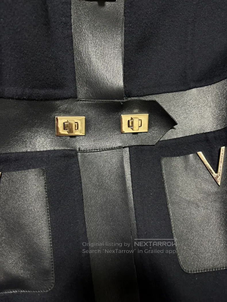 Valentino Valentino Main line wool and cashmere patchwork coat Size XS / US 0-2 / IT 36-38 - 5 Thumbnail