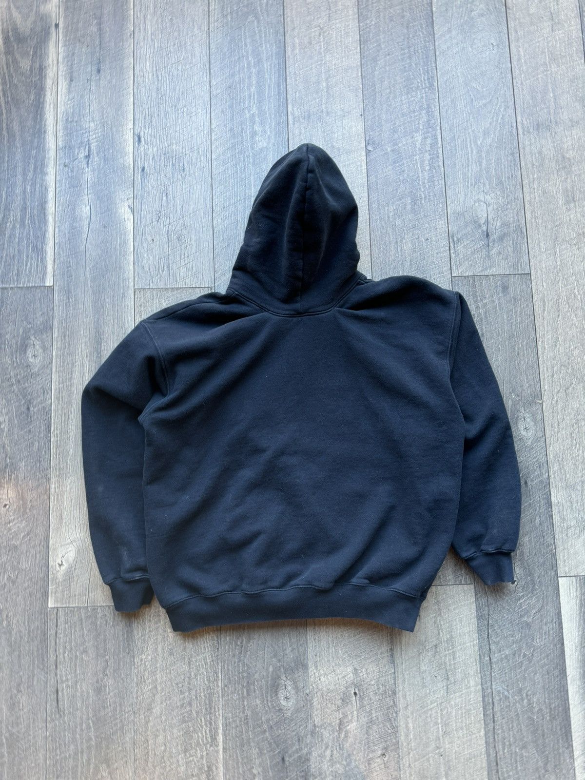 Balenciaga Balenciaga Navy Script logo hoodie - Medium Size US M / EU 48-50 / 2 - 8 Thumbnail
