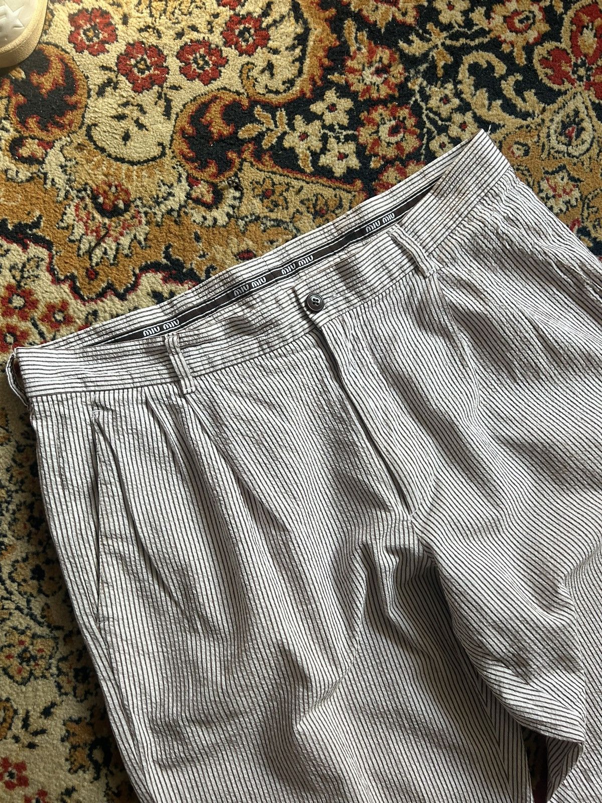 Miu Miu Vintage Miu Miu pants Size US 33 - 2 Thumbnail
