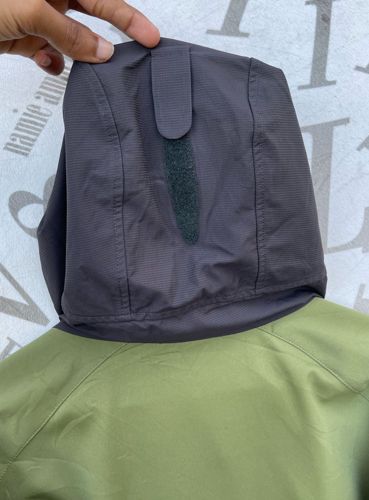 Montbell Mont-bell Men's Green/Gray Hooded Full Zip Outdoor Jacket Size US M / EU 48-50 / 2 - 12 Thumbnail
