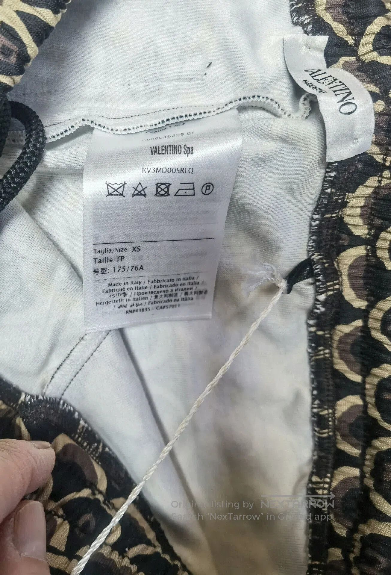 Valentino Valentino All-Over Print Casual Pants XS. Size US 26 / EU 42 - 5 Thumbnail