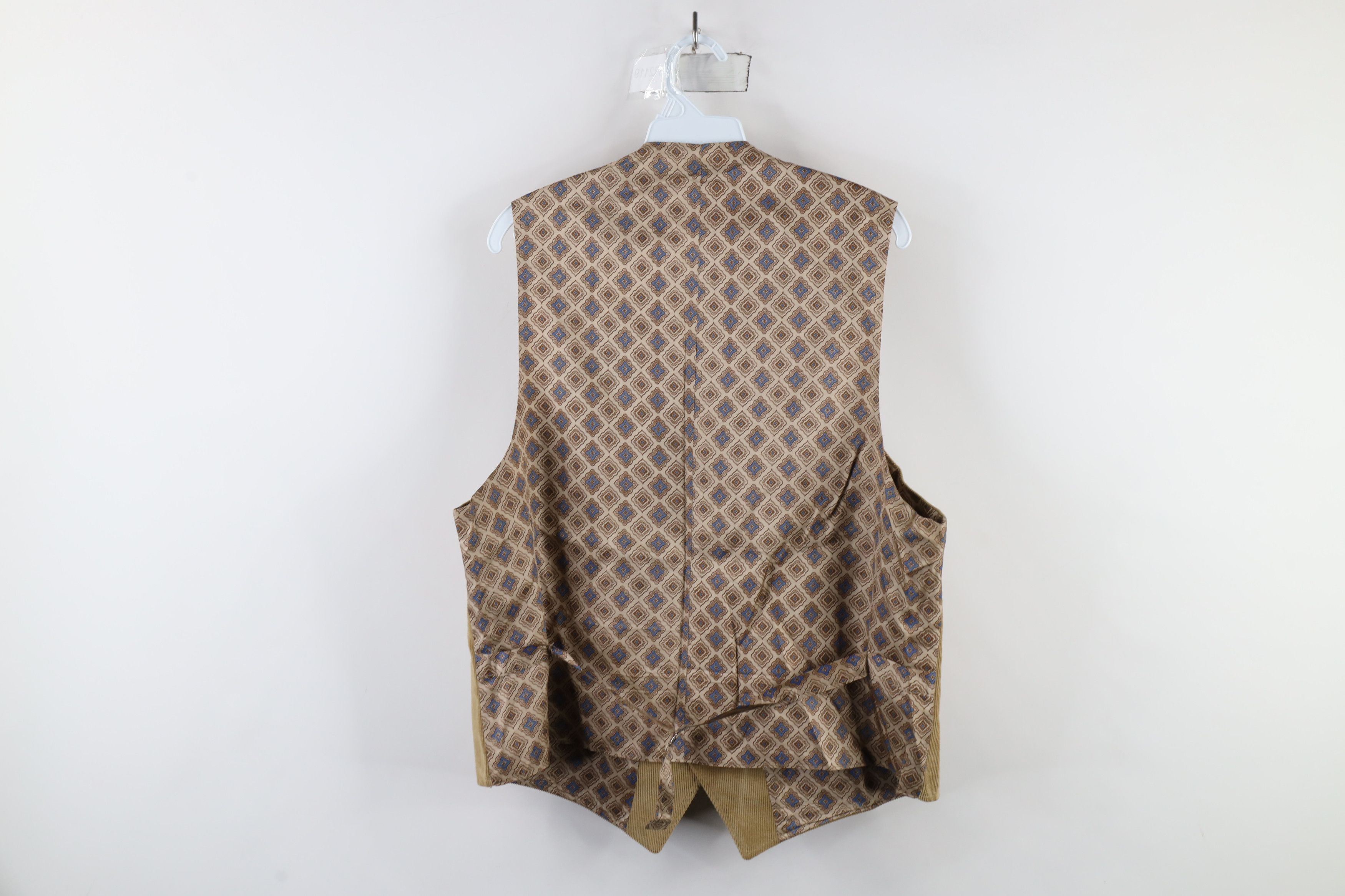 Vintage Vintage 60s 70s Streetwear Buckle Back Corduroy Vest Jacket Size US XL / EU 56 / 4 - 11 Thumbnail