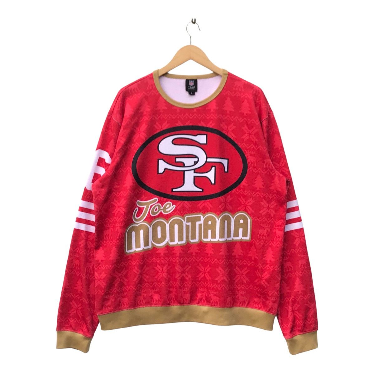 NFL San Francisco 49ers Joe Montana NFL Polyester Sweatshirt Size US XL / EU 56 / 4 - 1 Thumbnail