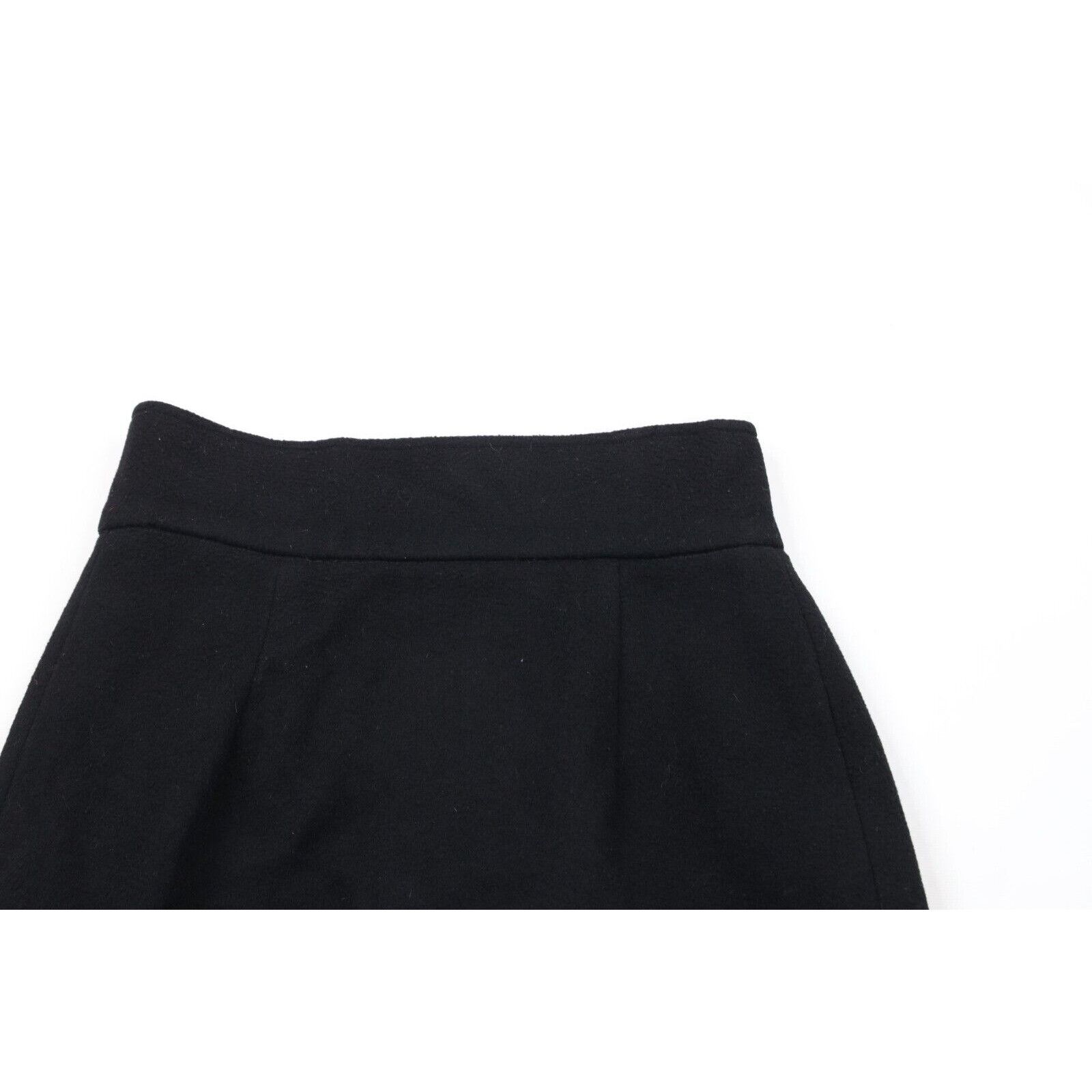 Vintage Vintage 50s 60s Rockabilly Goth Heavyweight Wool Skirt Size 27" / US 4 / IT 40 - 9 Thumbnail