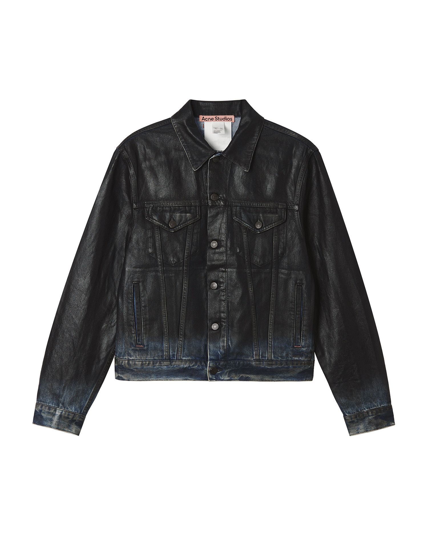 Acne Studios Acne Studios Gradient Rub Color Effect Denim Jacket Size US M / EU 48-50 / 2 - 1 Thumbnail