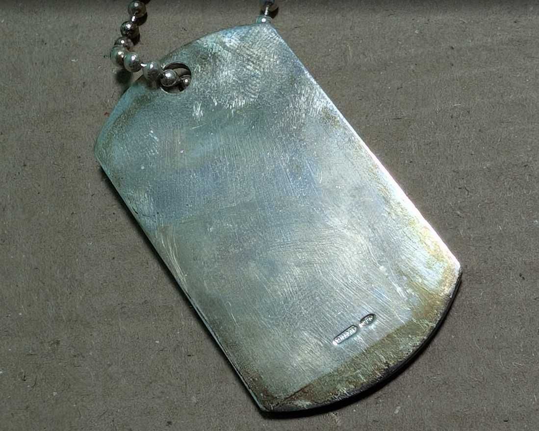 Gucci Gucci Sterling Silver Army Tag Size ONE SIZE - 4 Thumbnail