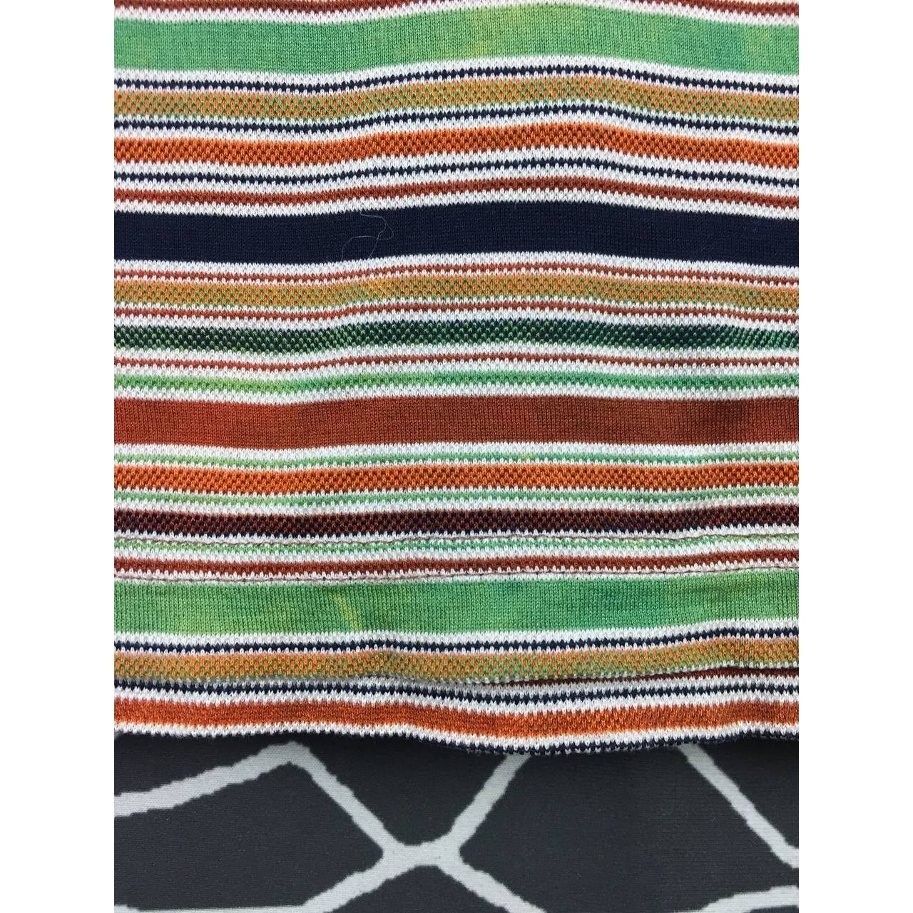 Missoni Vtg Missoni Sport Made In Italy Multicolor Stripe Polo Tee Size US S / EU 44-46 / 1 - 9 Thumbnail