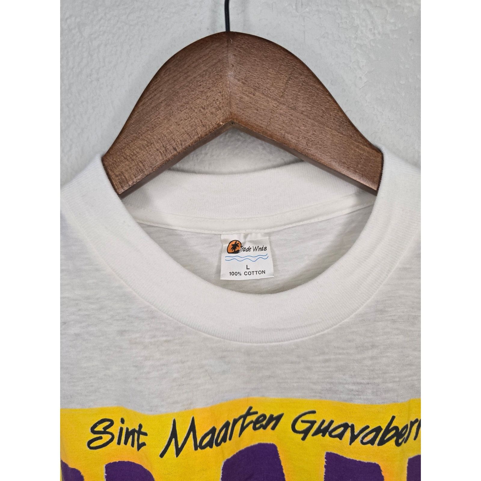 Vintage Vintage Sint Maarten Guavaberry MAN I LOVE THIS SLAND Tee Size US L / EU 52-54 / 3 - 3 Thumbnail