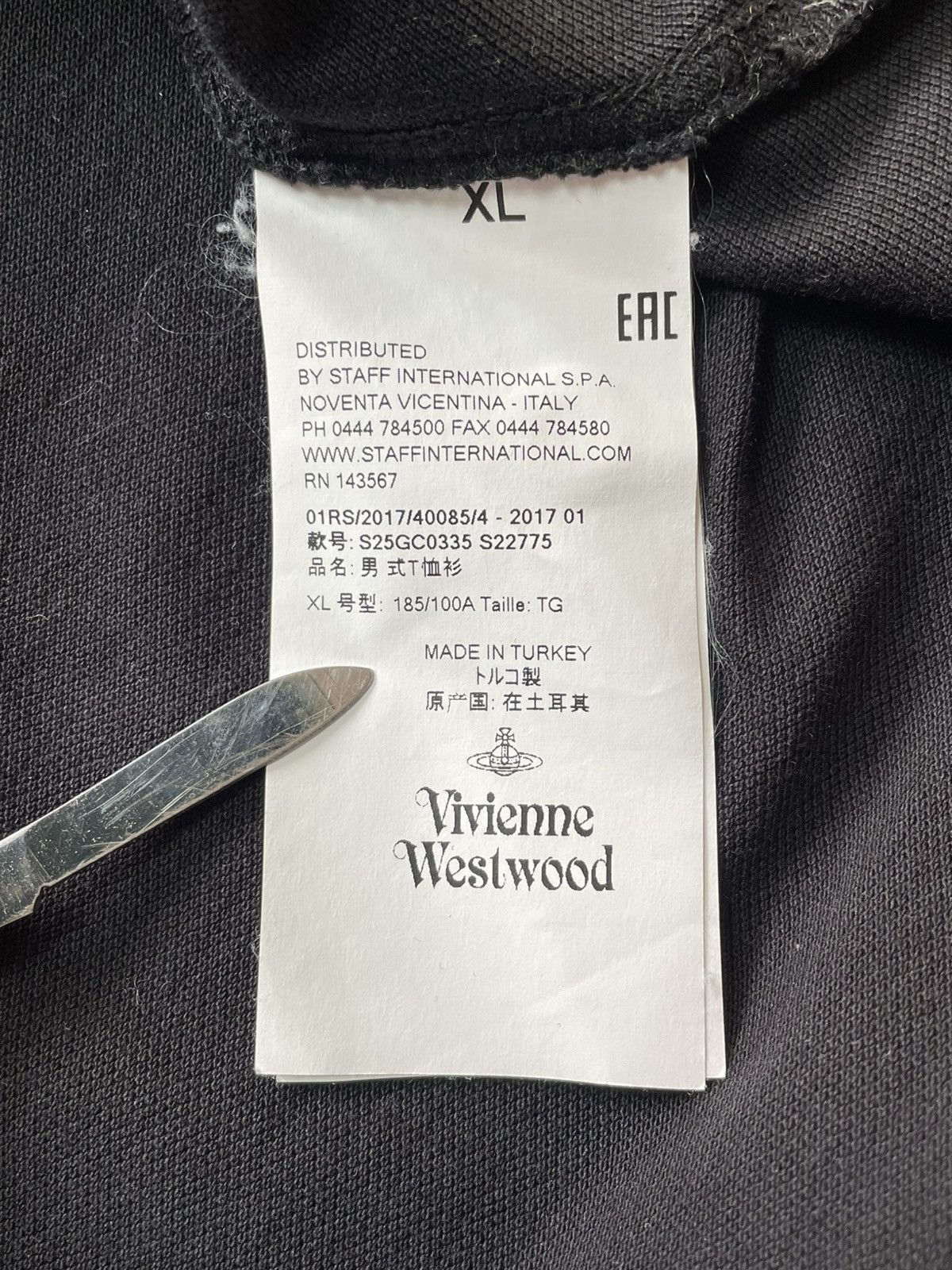 Vivienne Westwood Vintage Vivienne Westwood Polo Shirt Logo Orb Basic Y2k Size US XL / EU 56 / 4 - 6 Thumbnail