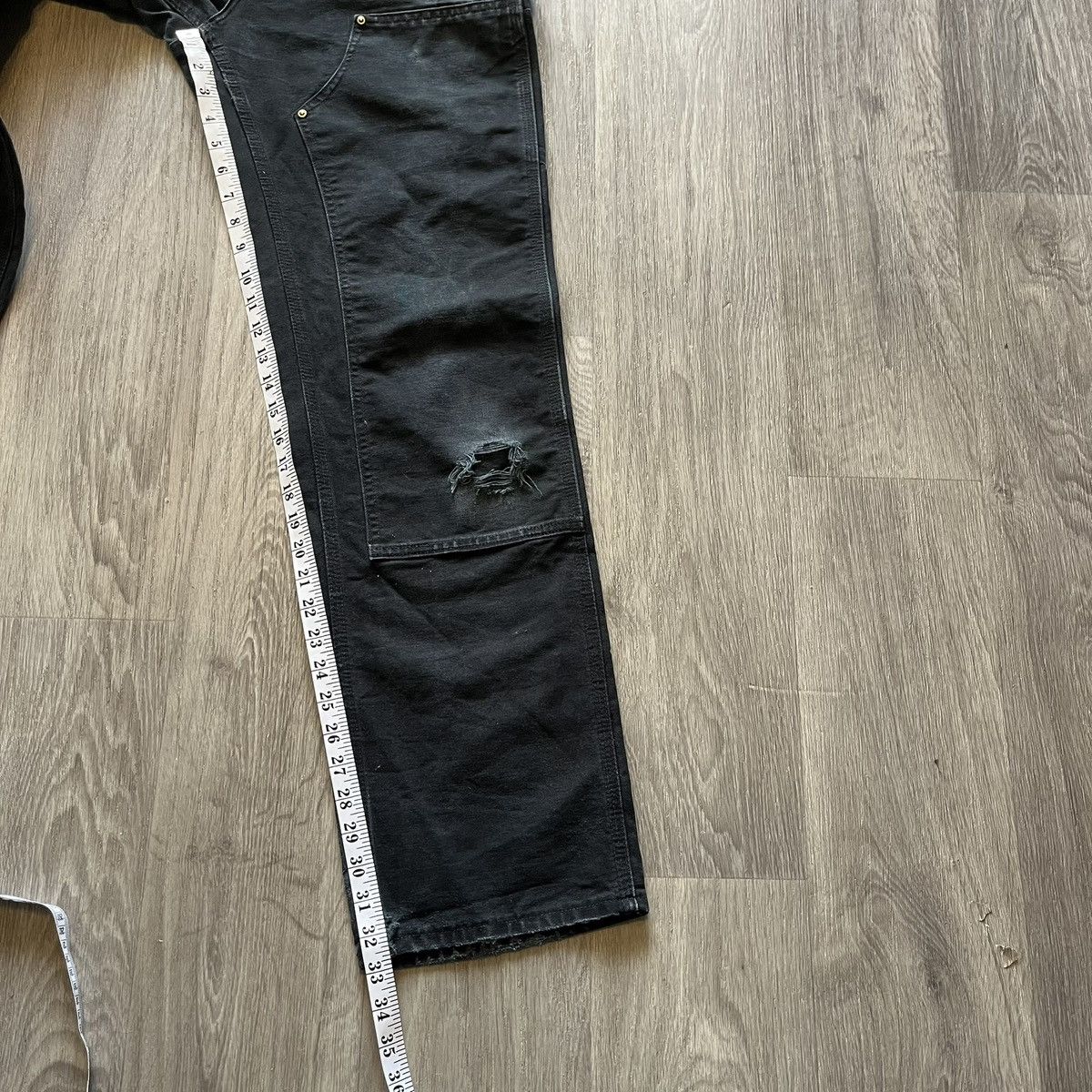 Carhartt Vintage Thrashed Faded Carhartt Double Knee Pants 30/28 Size US 30 / EU 46 - 10 Thumbnail