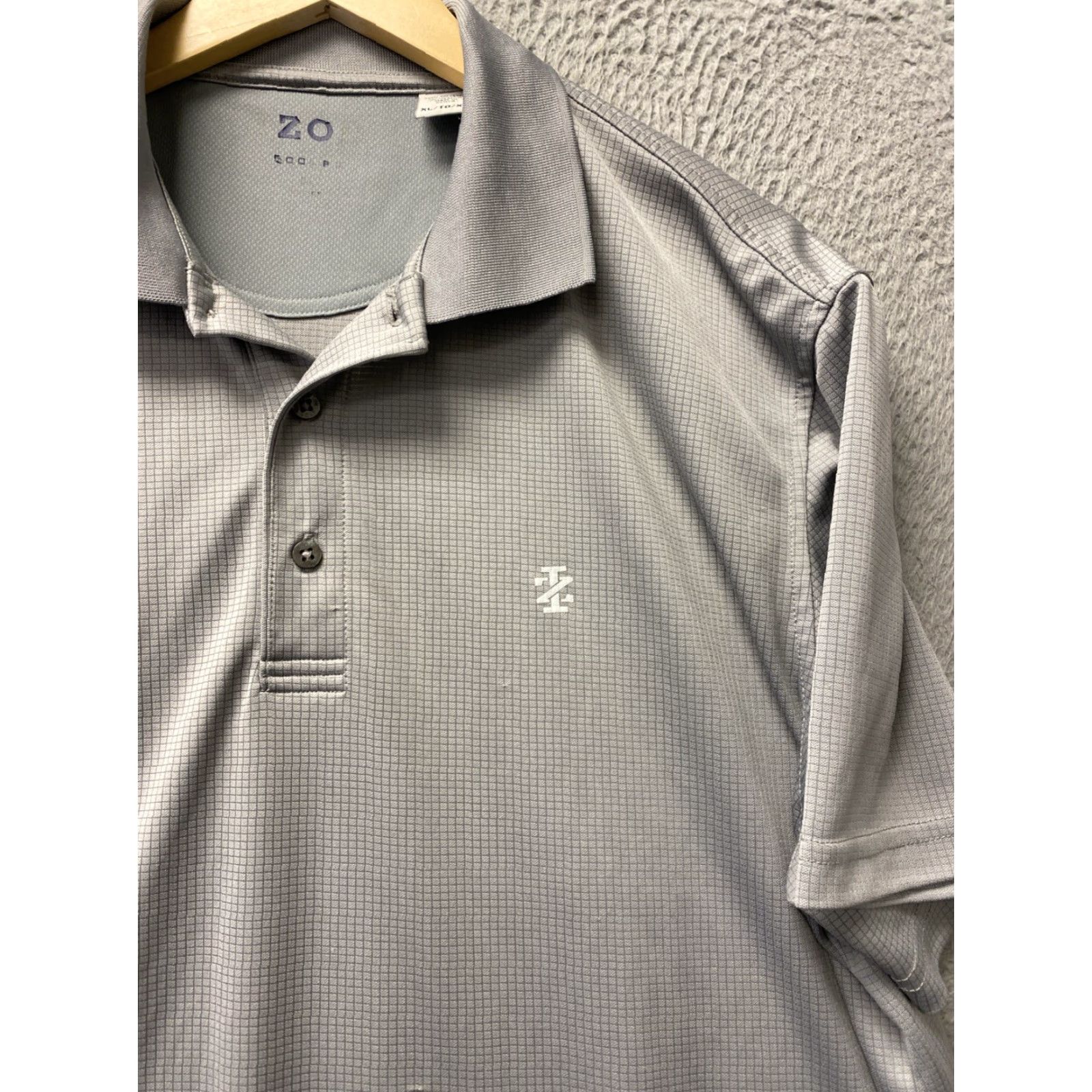 Izod IZOD Golf Mens XL Stretch Short Sleeve Polo Shirt GRAY 141-21 Size US XL / EU 56 / 4 - 2 Thumbnail