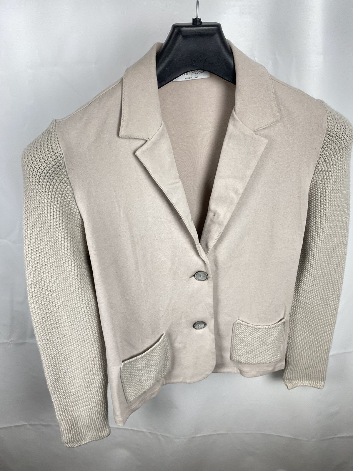Gran Sasso Gran Sasso Cotton Blazer Wool-Cashmere Sleeves size 42 Size M / US 6-8 / IT 42-44 - 7 Thumbnail