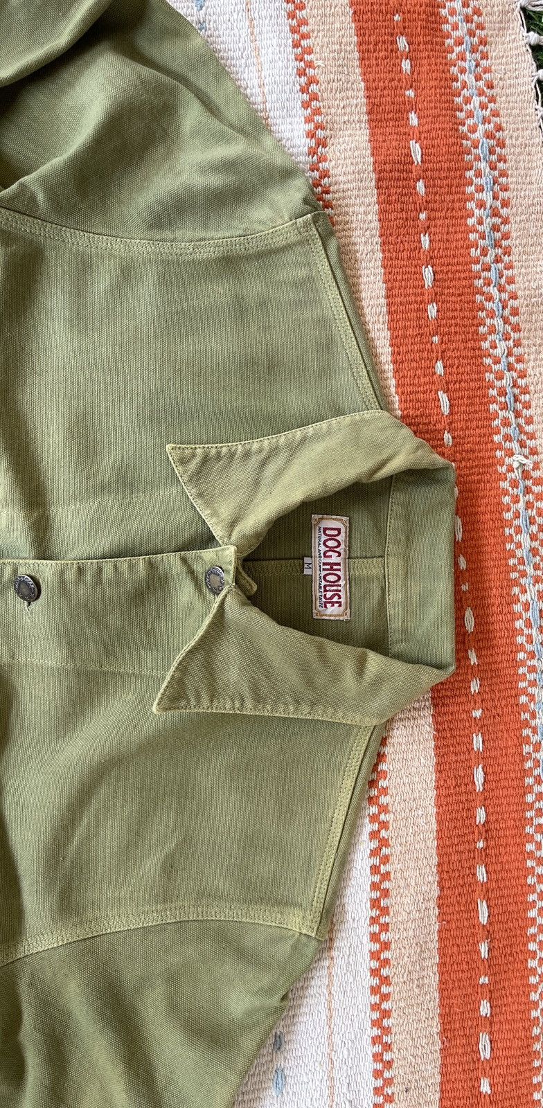 Le Grande Bleu (L.G.B.) Vintage 90s Faded Green Army🔥DOGHOUSE🔥Military Parka Jacket Size US M / EU 48-50 / 2 - 17 Thumbnail