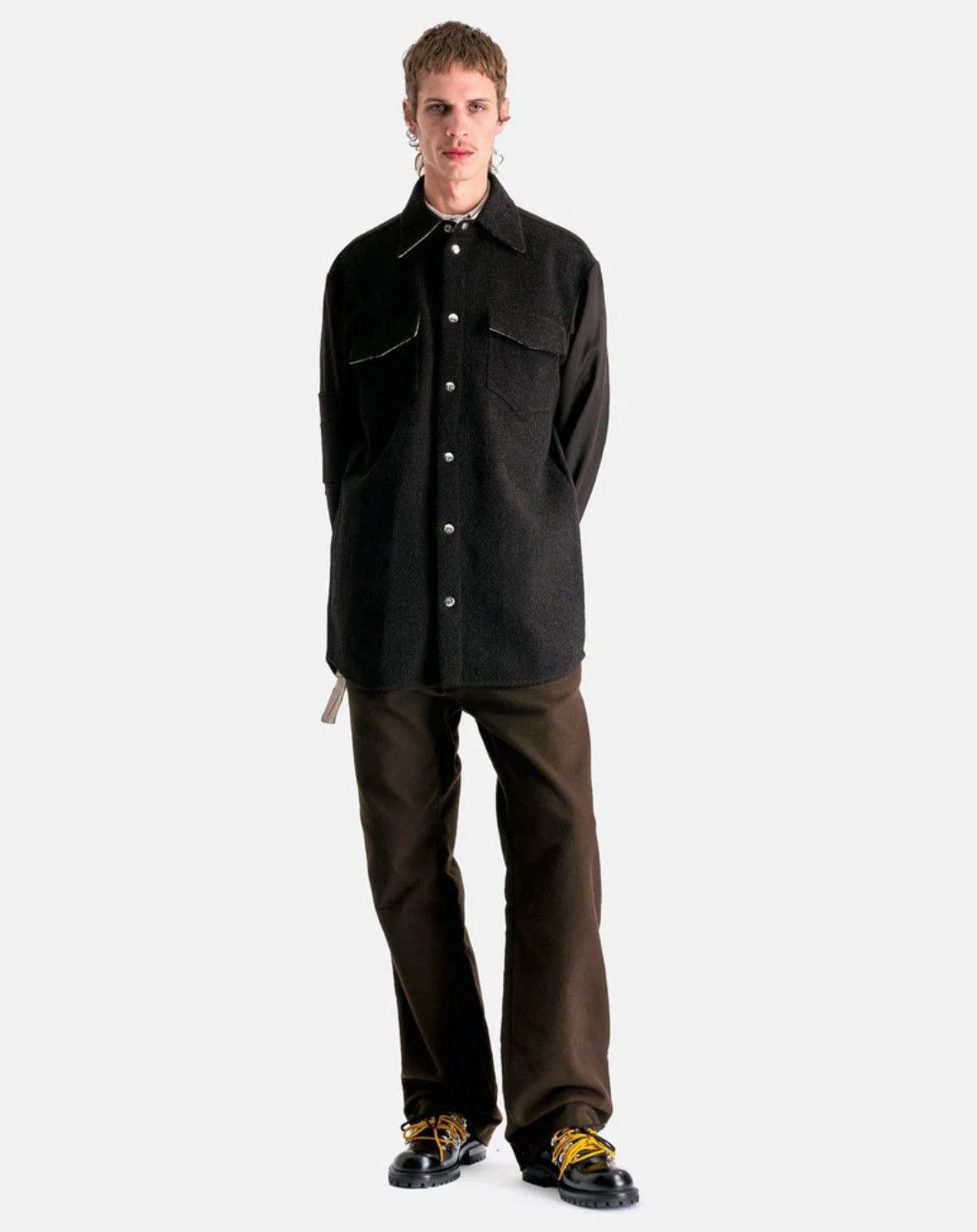 Namacheko New With Tags FW24-25 MA-1 Shirt in in Black Size US L / EU 52-54 / 3 - 5 Thumbnail