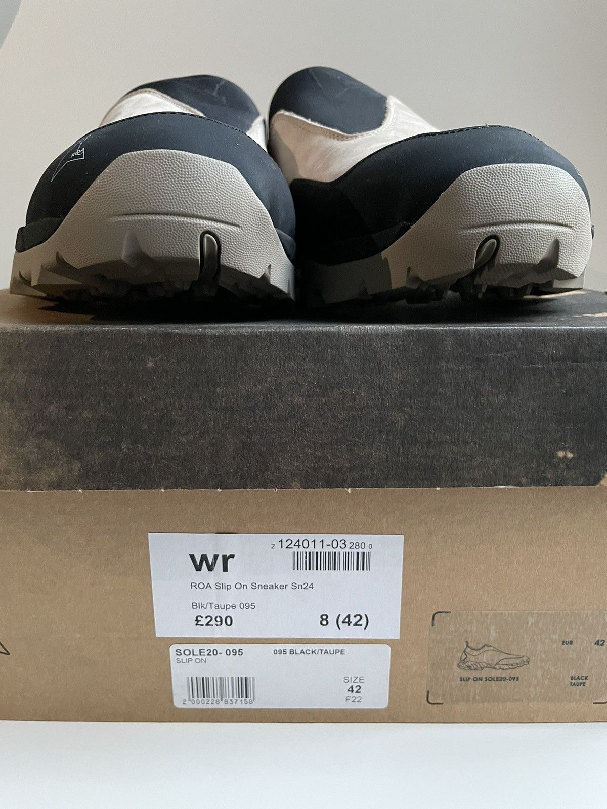 ROA ROA slip on beige black shoe Size US 9 / EU 42 - 5 Thumbnail