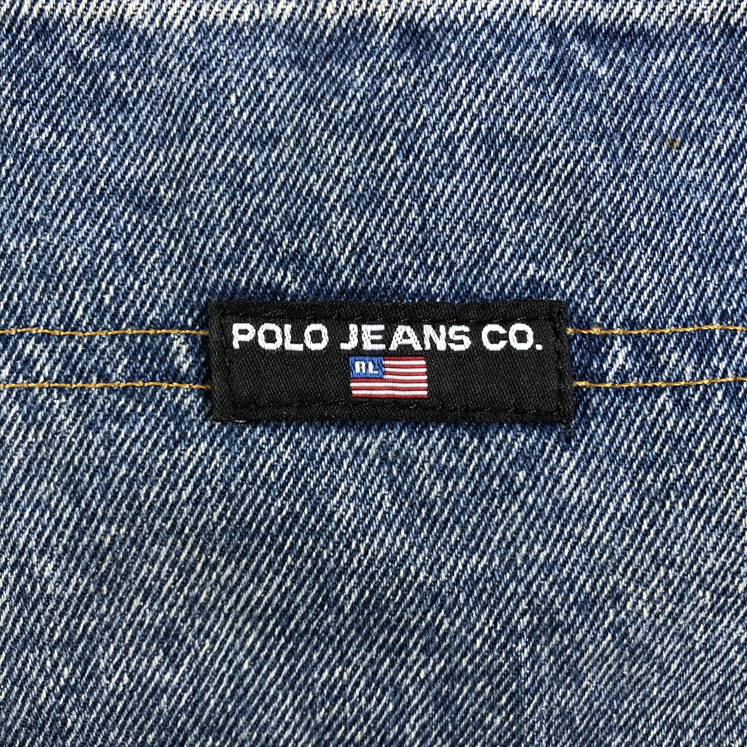 Polo Ralph Lauren Vintage Polo Ralph Lauren Blue Baggy Jeans KJ2176 Size US 32 / EU 48 - 6 Thumbnail