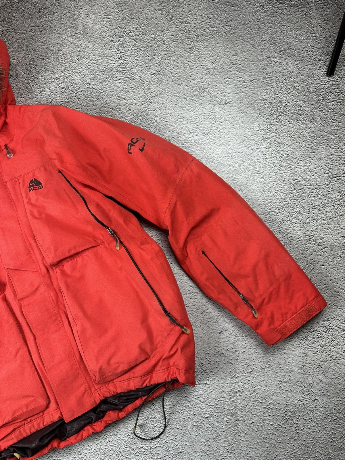 Nike ACG Vintage Nike ACG Jacket Gore-Tex Rain Coat Fur Fuzzy Outdoor Size US M / EU 48-50 / 2 - 4 Thumbnail