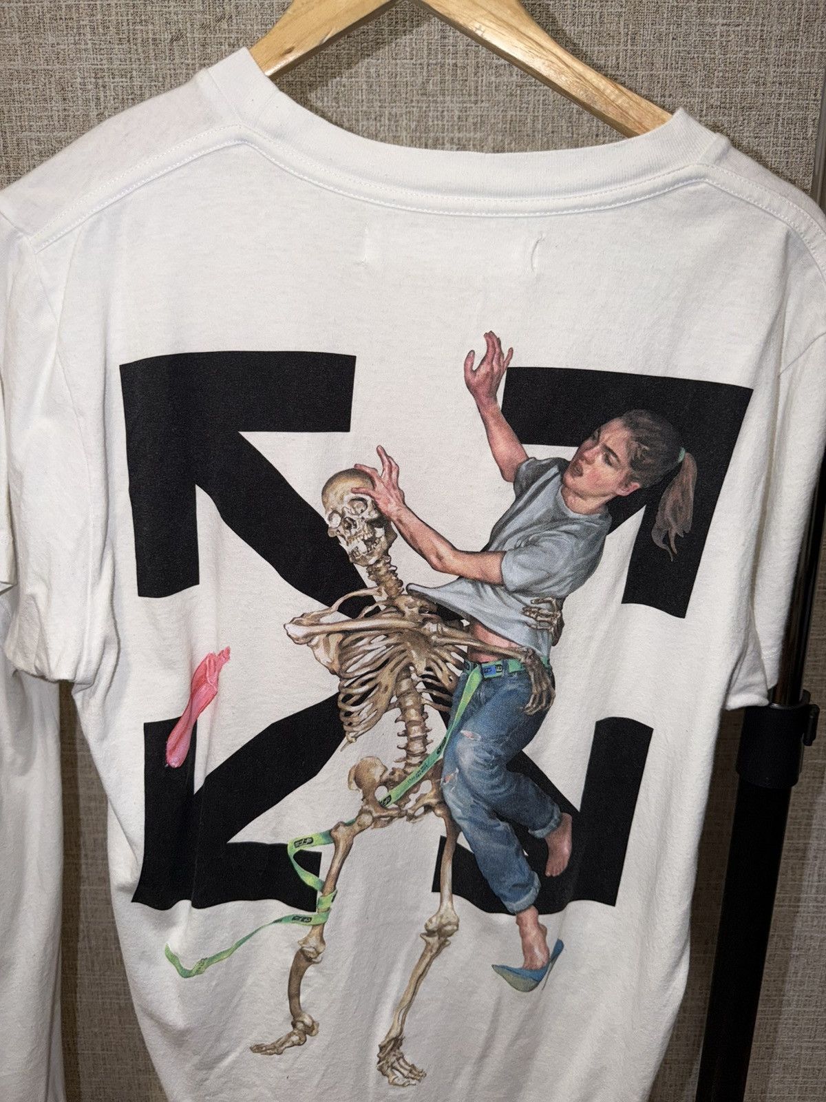 Off-White OFF-WHITE PASCAL PAINTED ARROWS WHITE T-SHIRT Size US M / EU 48-50 / 2 - 5 Thumbnail
