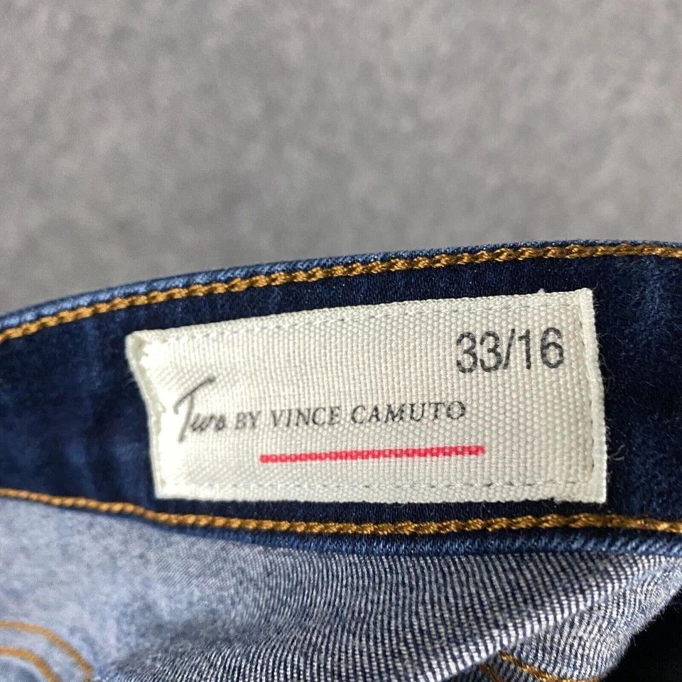 Vince Camuto Two by Vince Camuto Jeans Women's Size 33/16 Denim Stretch Size 36" / US 14 / IT 50 - 7 Thumbnail