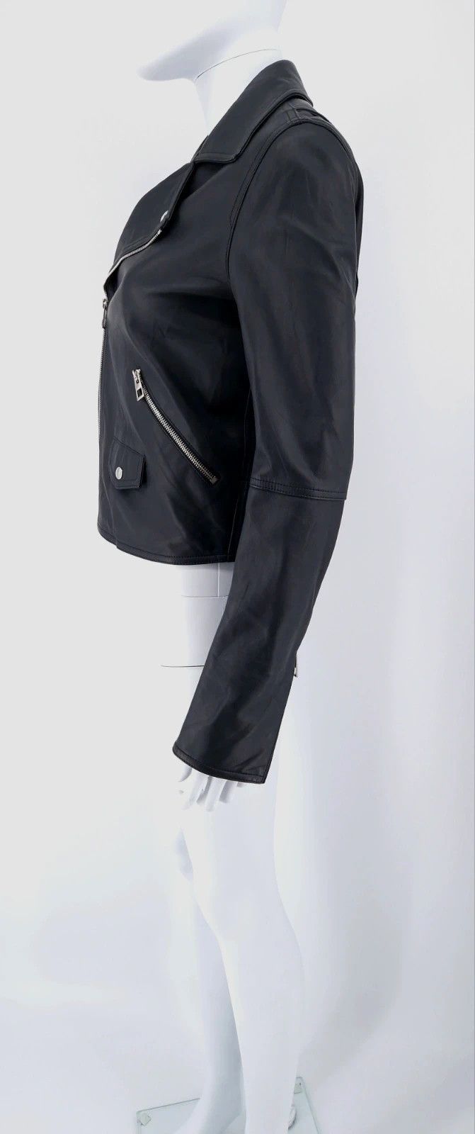 Loewe NWT Nappa Leather Biker Jacket Size XS / US 0-2 / IT 36-38 - 9 Thumbnail