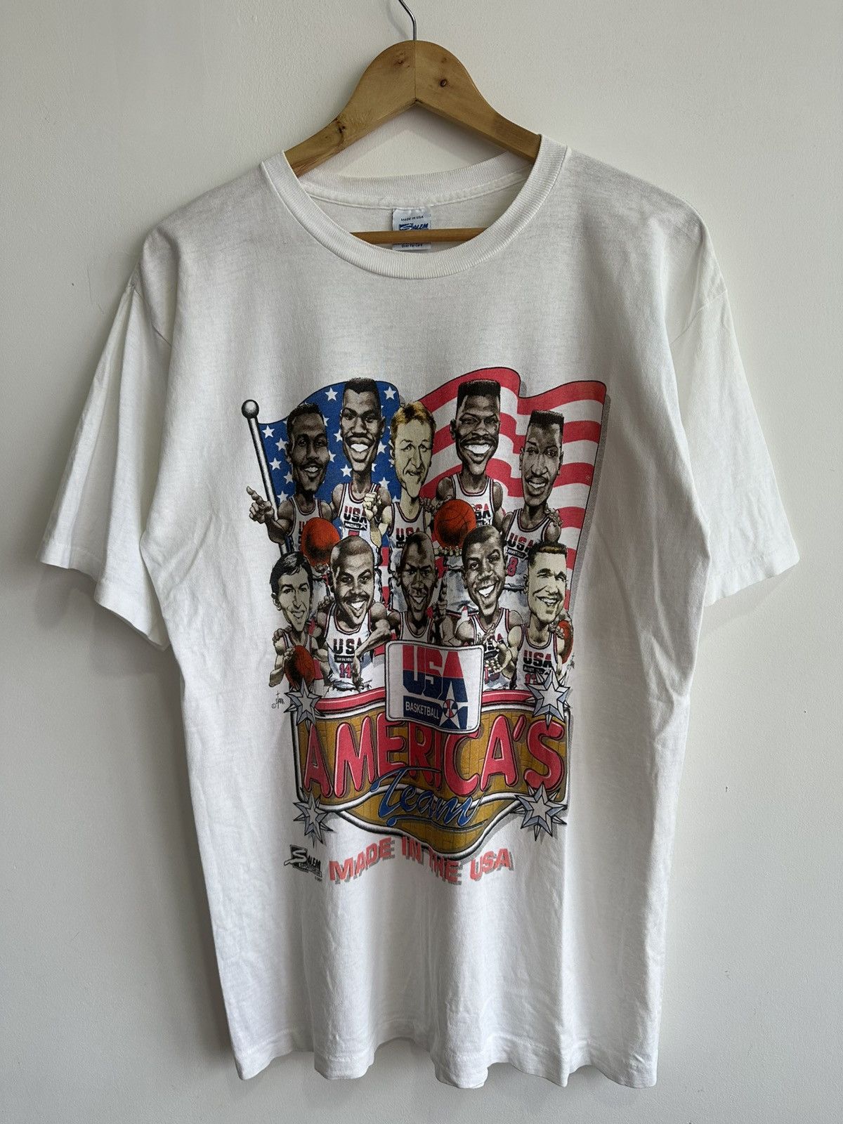 NBA × Salem Sportswear × Vintage Vintage 90’s USA Team Basketball Olympic Champions Salem Size US L / EU 52-54 / 3 - 3 Thumbnail