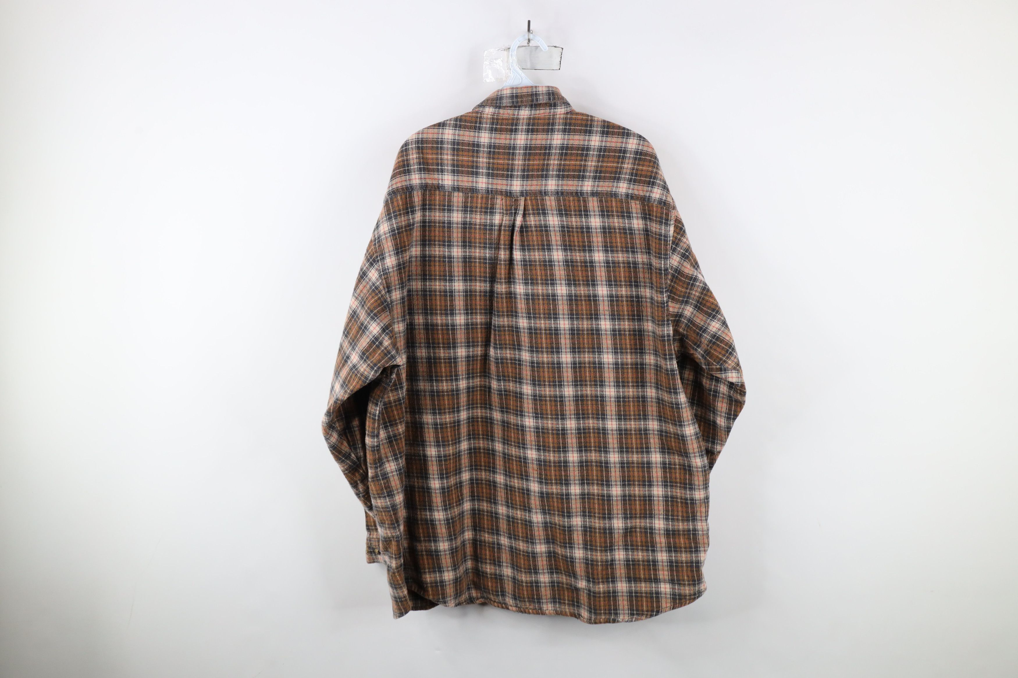 Vintage Vintage 90s Streetwear Heavyweight Flannel Button Down Shirt Size US XXL / EU 58 / 5 - 8 Thumbnail