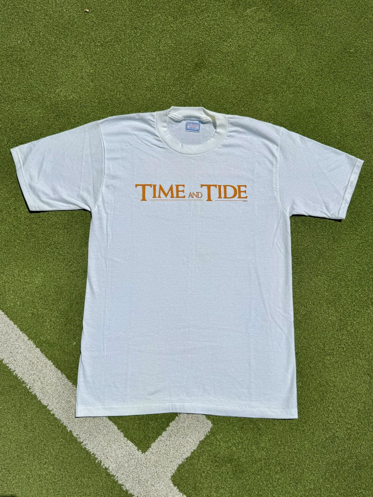 All Sport × Vintage 1999 Time And Tide Vintage Movie Promo T-Shirt Size US L / EU 52-54 / 3 - 1 Thumbnail