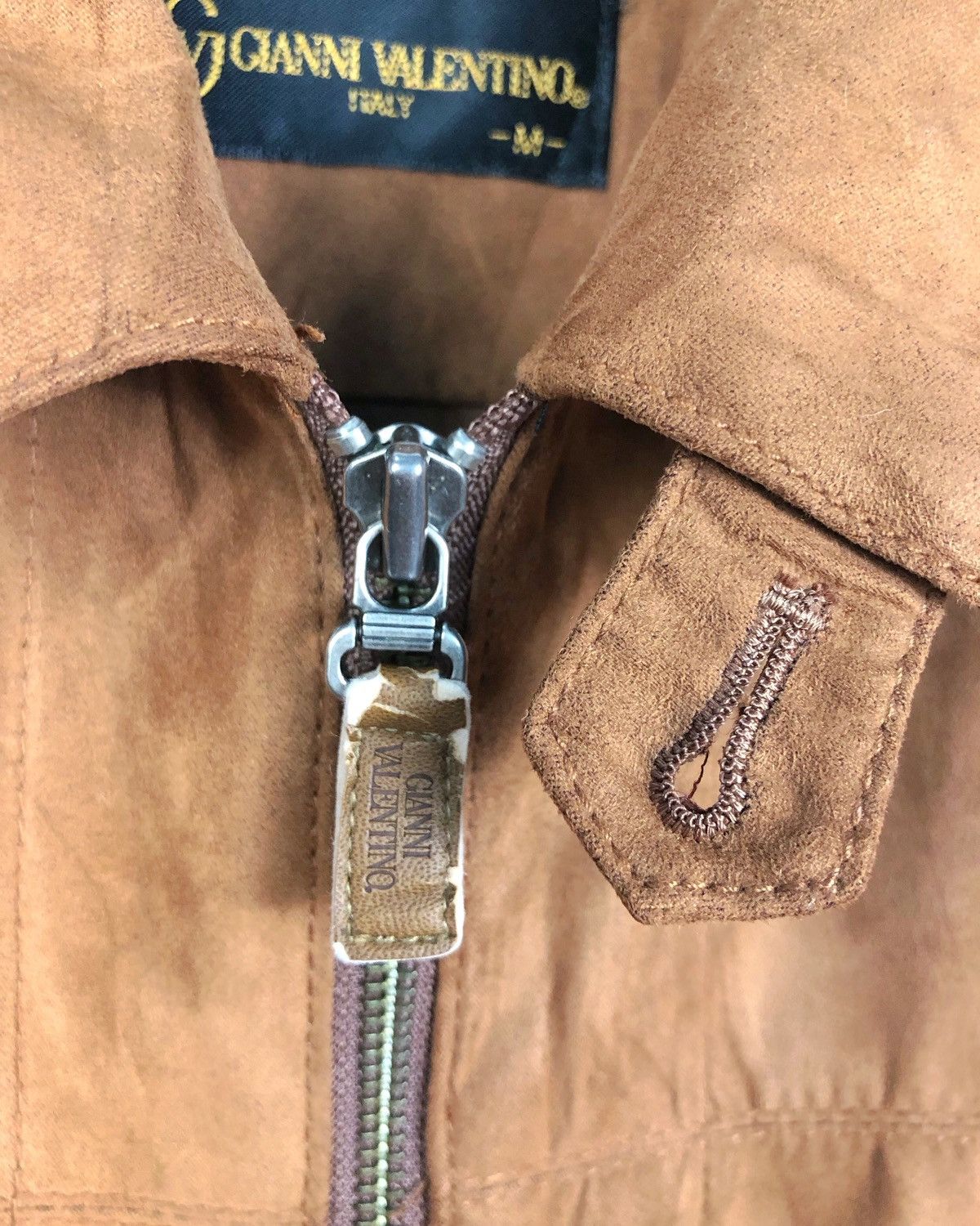 Gianni Valentino Rare Vintage Gianni Valentino Italy Zipper Jacket Size US M / EU 48-50 / 2 - 6 Thumbnail