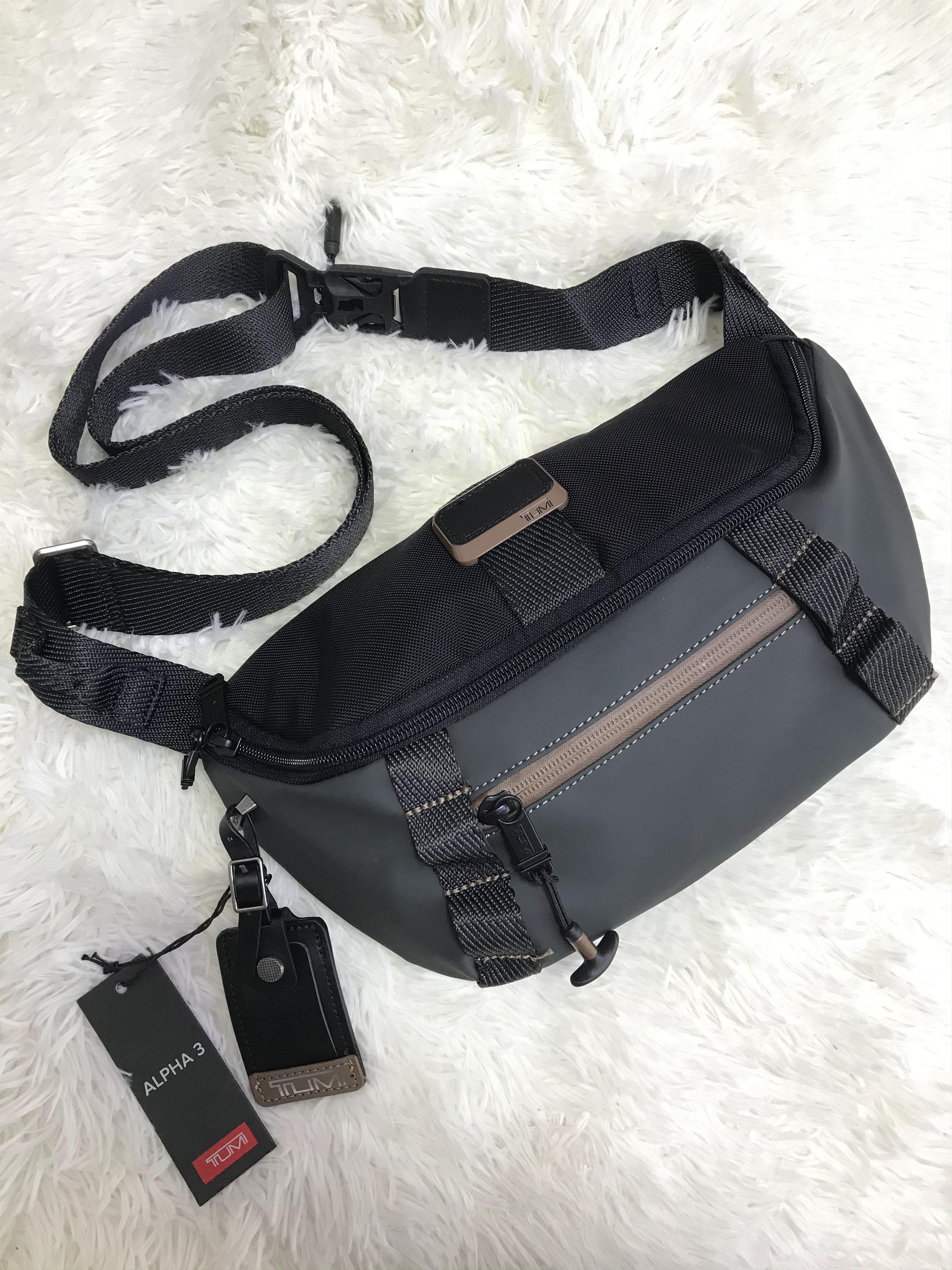 Tumi Crossbody Alpha Bravo Squad Utility Crossbody Bag in Grey, Men's
