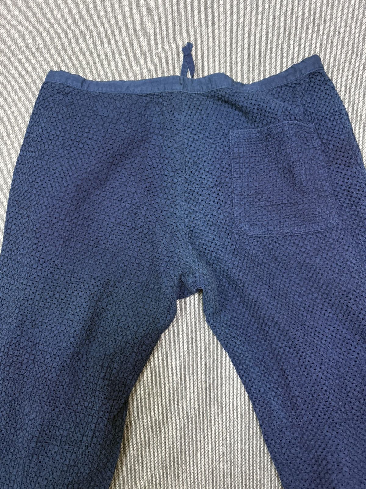 Blue Blue Japan Vintage Blue Blue Japan Indigo Textured Pants Size US 34 / EU 50 - 13 Thumbnail