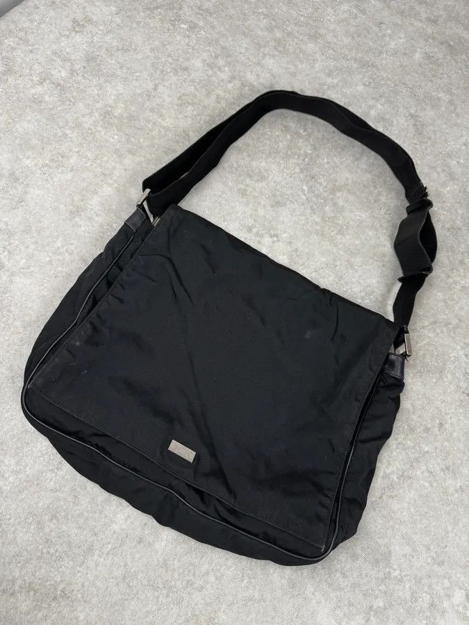 Gucci 2010s Gucci Black Nylon Shoulder Bag Size ONE SIZE - 5 Thumbnail