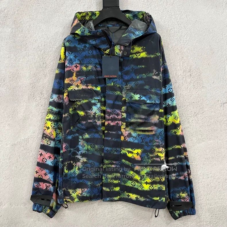 Louis Vuitton Louis Vuitton Tie-dyed full-print long-sleeve zipper jacke Size US M / EU 48-50 / 2 - 1 Thumbnail