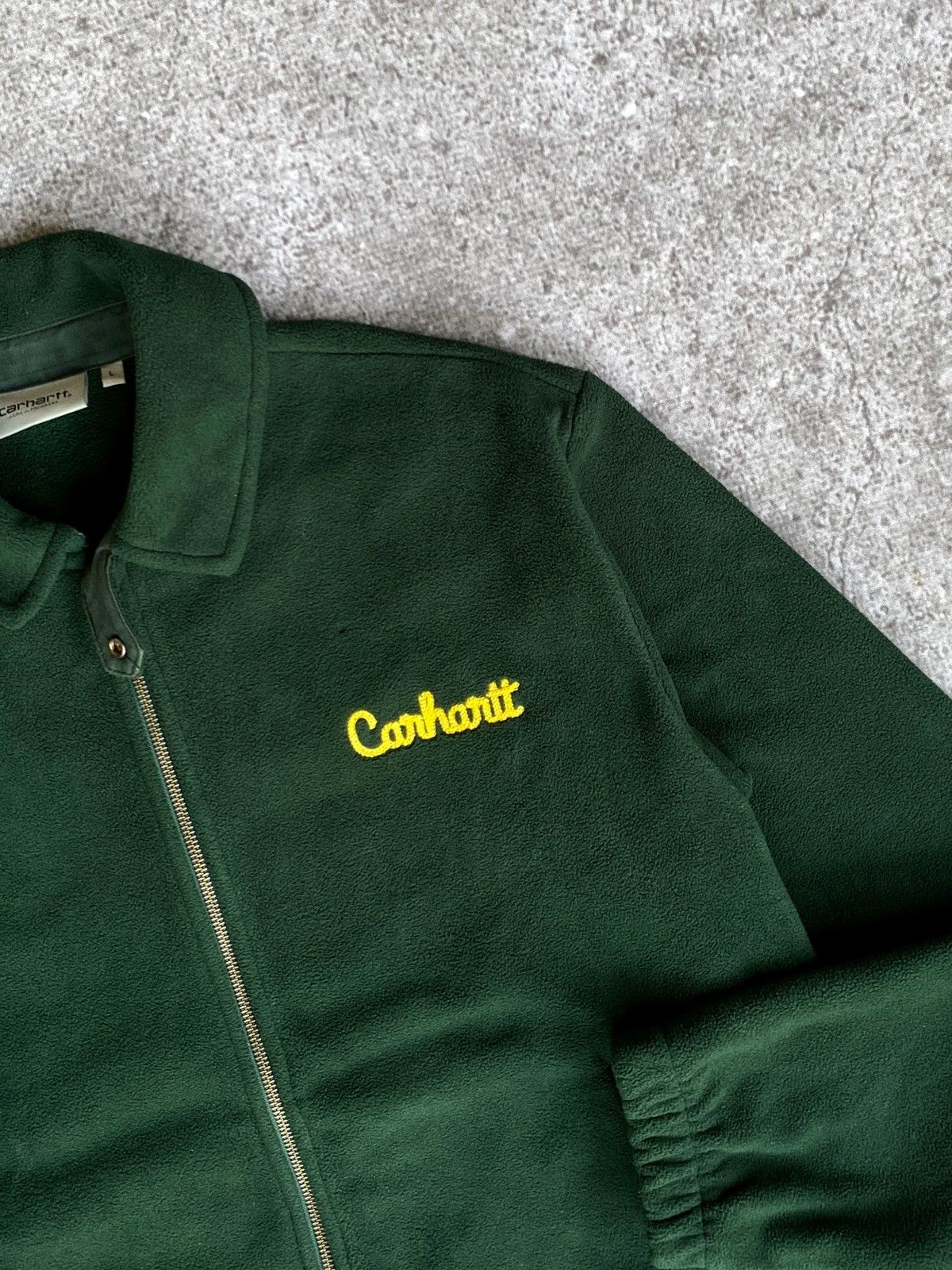Carhartt Wip Carhartt WIP Dennis Fleece Jacket Green Size US L / EU 52-54 / 3 - 6 Thumbnail
