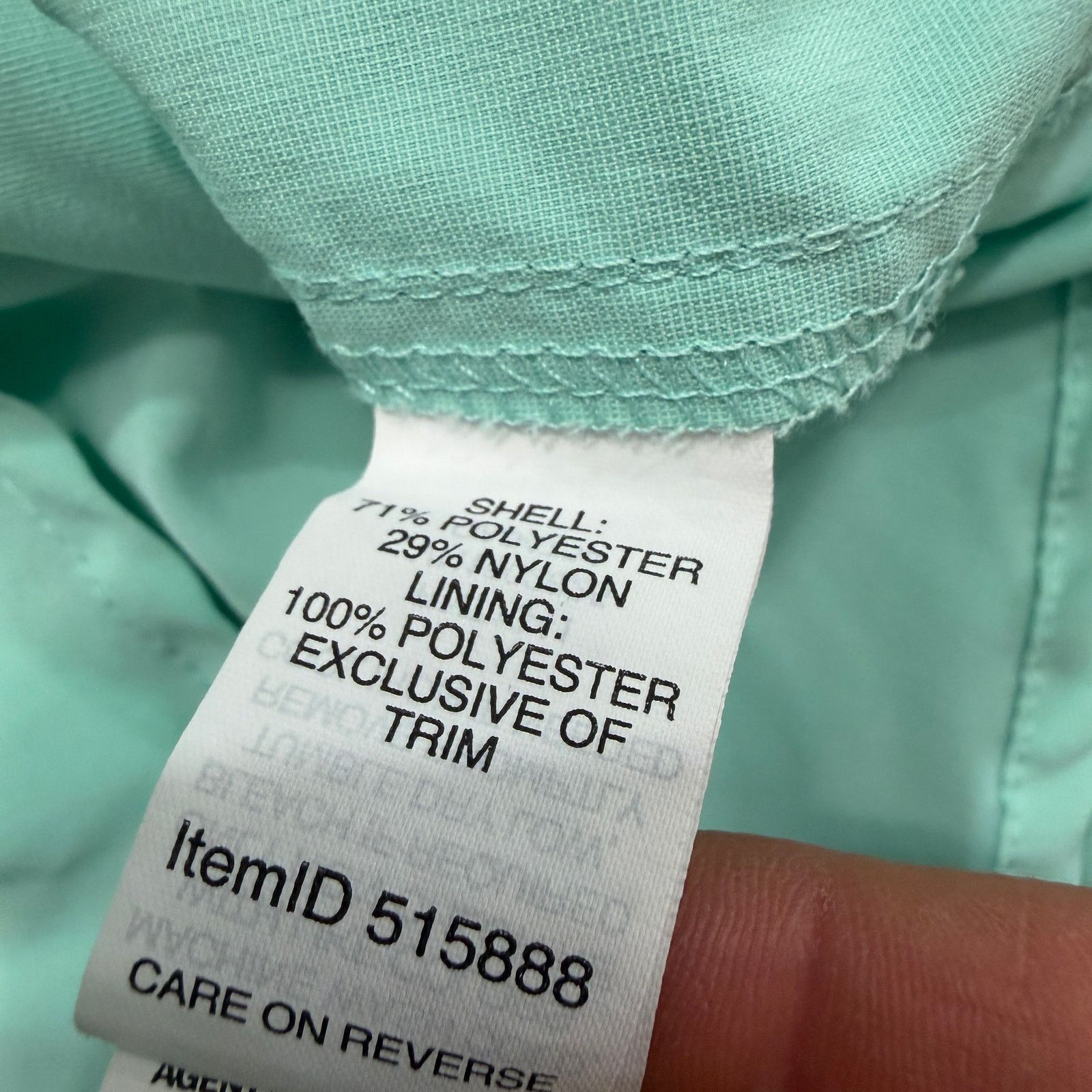 L.L. Bean LL Bean Tropicwear Shirt Medium Teal Long Sleeve Button Size US M / EU 48-50 / 2 - 5 Thumbnail
