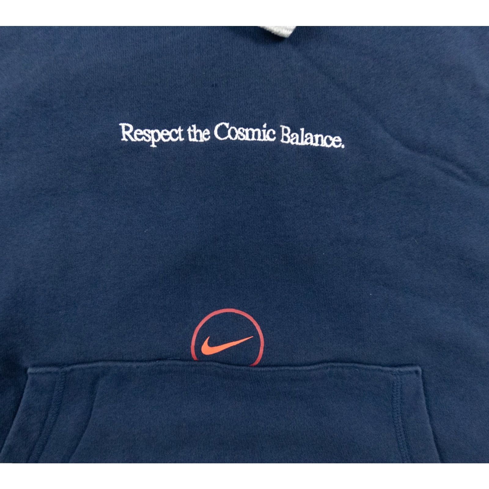 Nike Nike Cosmic Balance Hoodie Sweatshirt Adult Large Blue Fleece Logo Pullover Mens Size US L / EU 52-54 / 3 - 5 Thumbnail