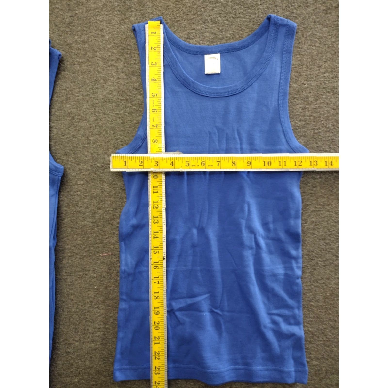 Superga Super Tank Top Women’s Blue 100% Cotton Sleeveless 3-Pack Size 14 Small Shirt Womens Tank Blue 3-Pack 14 Small 100% Cotton Sleeveless Tank Top Size S / US 4 / IT 40 - 4 Thumbnail