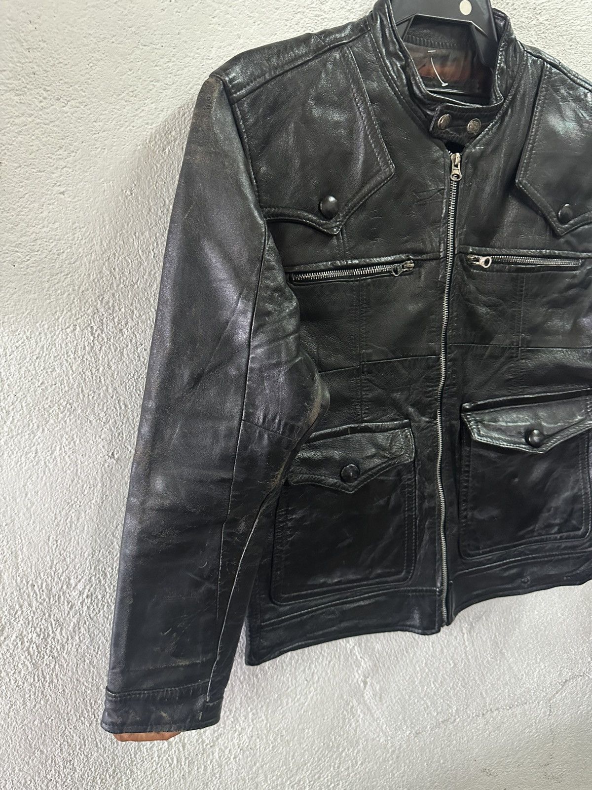 Harley Davidson × Vintage Vintage Harley Davidson Leather Jacket Size US S / EU 44-46 / 1 - 4 Thumbnail