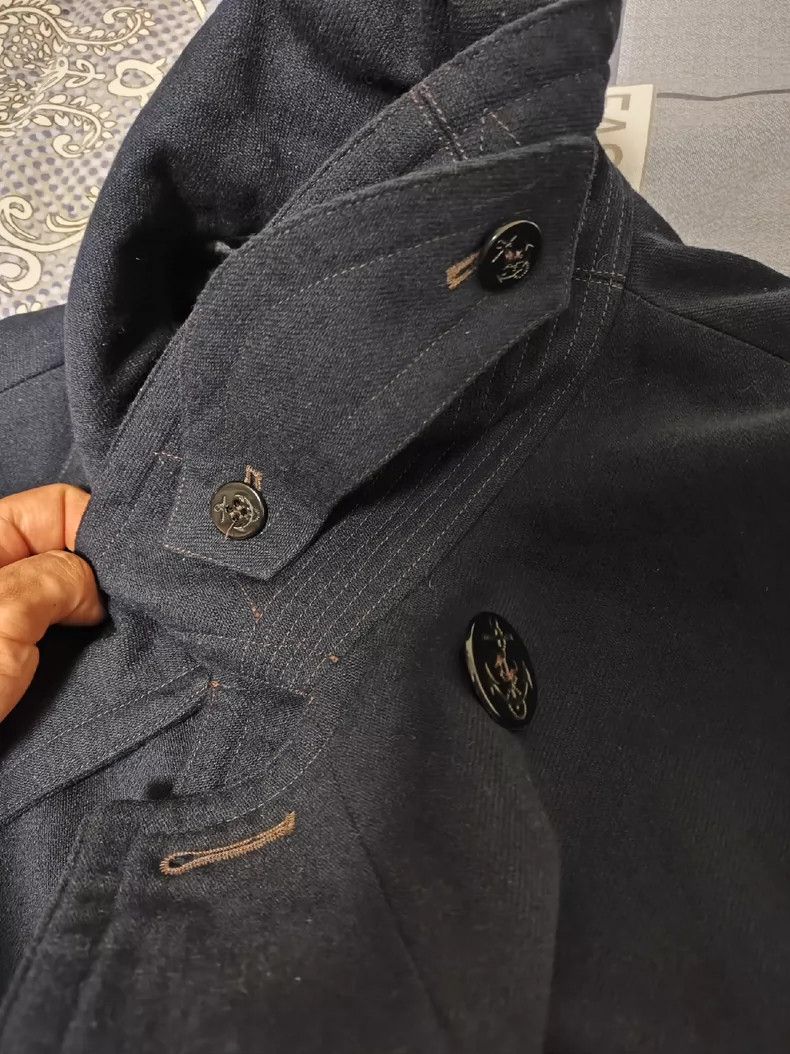 RRL Ralph Lauren RRL Ralph Lauren Wool blend woven navy coat Size US XL / EU 56 / 4 - 6 Thumbnail