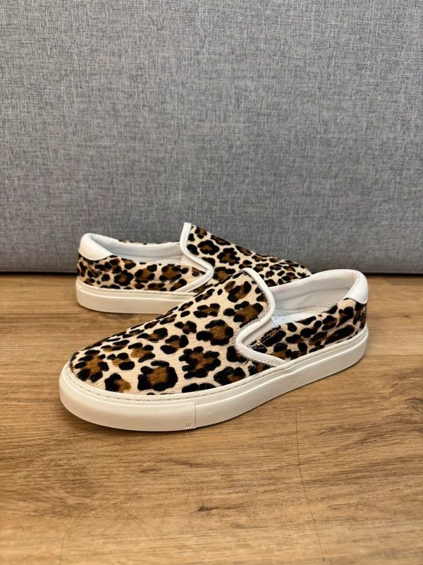 Diemme Diemme Garda Leather Slip On Flats Italy sneakers leopard 43 Size US 10 / EU 43 - 1 Thumbnail