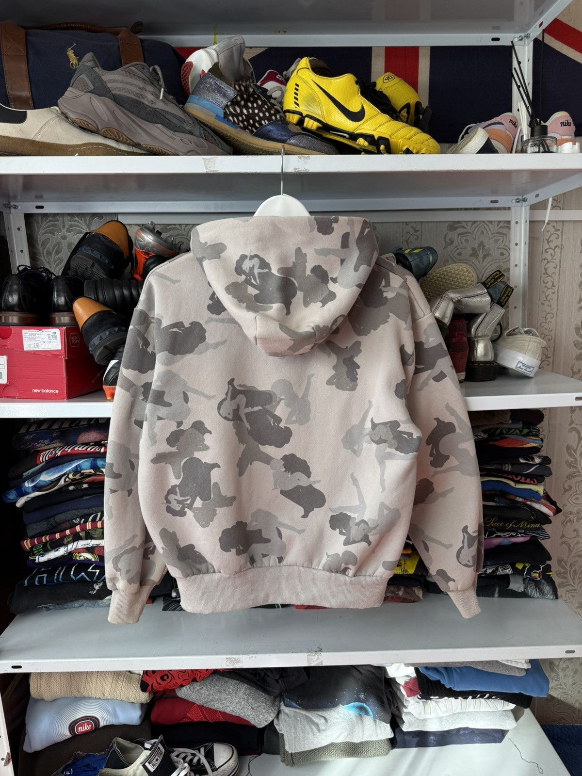 named collective パーカーy2k Named Collective Full Zip Hoodie Embroidered Logos Grey Y2K