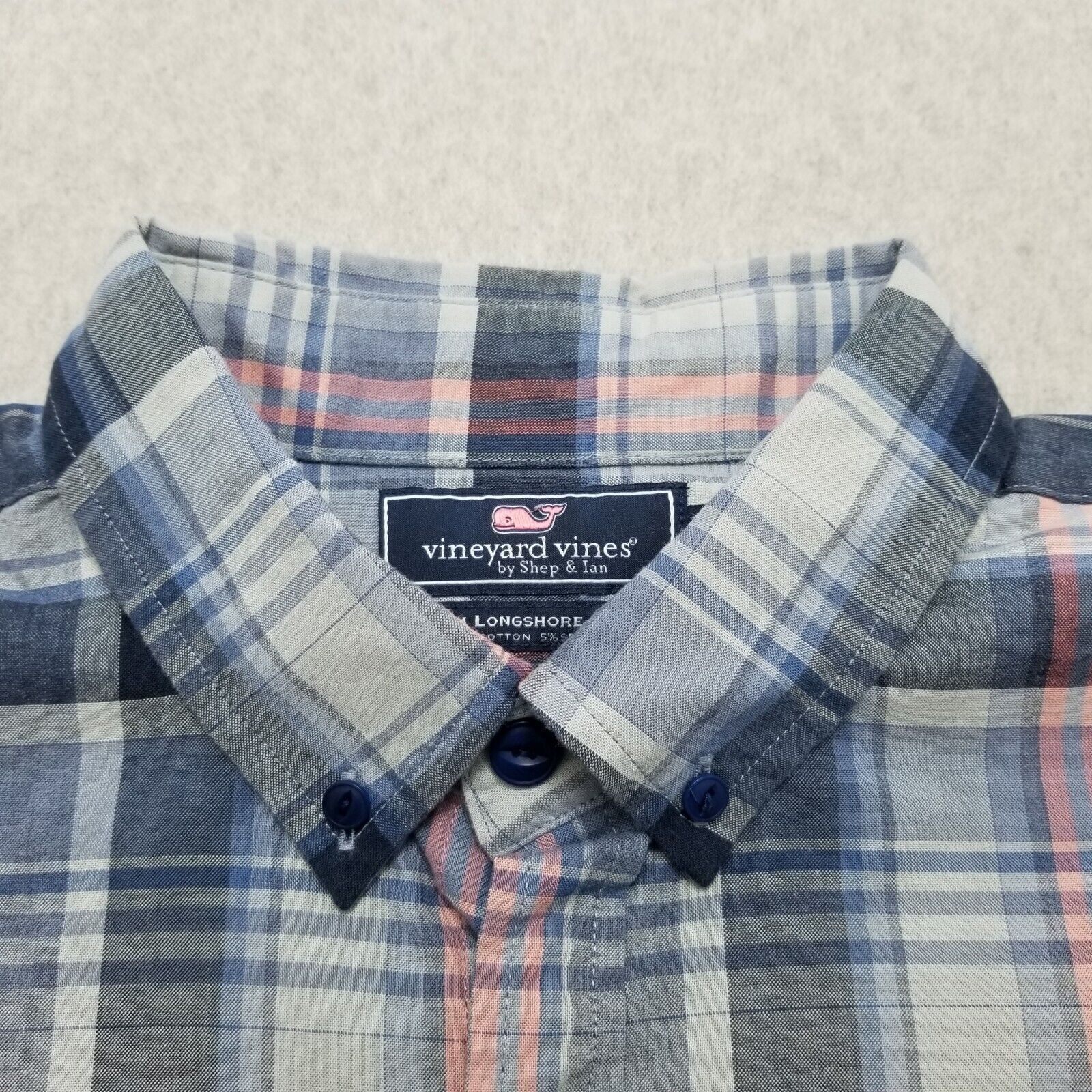 Vineyard Vines Vineyard Vines M Plaid Casual Button Up Long Sleeve Pocket Size US M / EU 48-50 / 2 - 6 Thumbnail