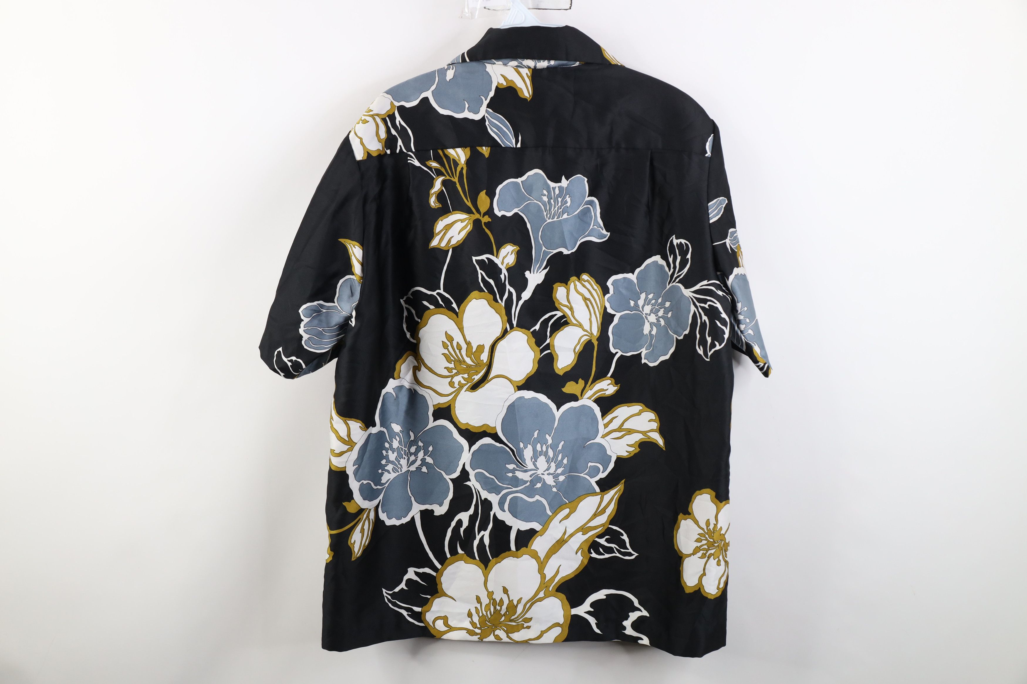 Vintage Vintage 70s Streetwear Abstract Flower Knit Button Shirt USA Size US M / EU 48-50 / 2 - 12 Thumbnail