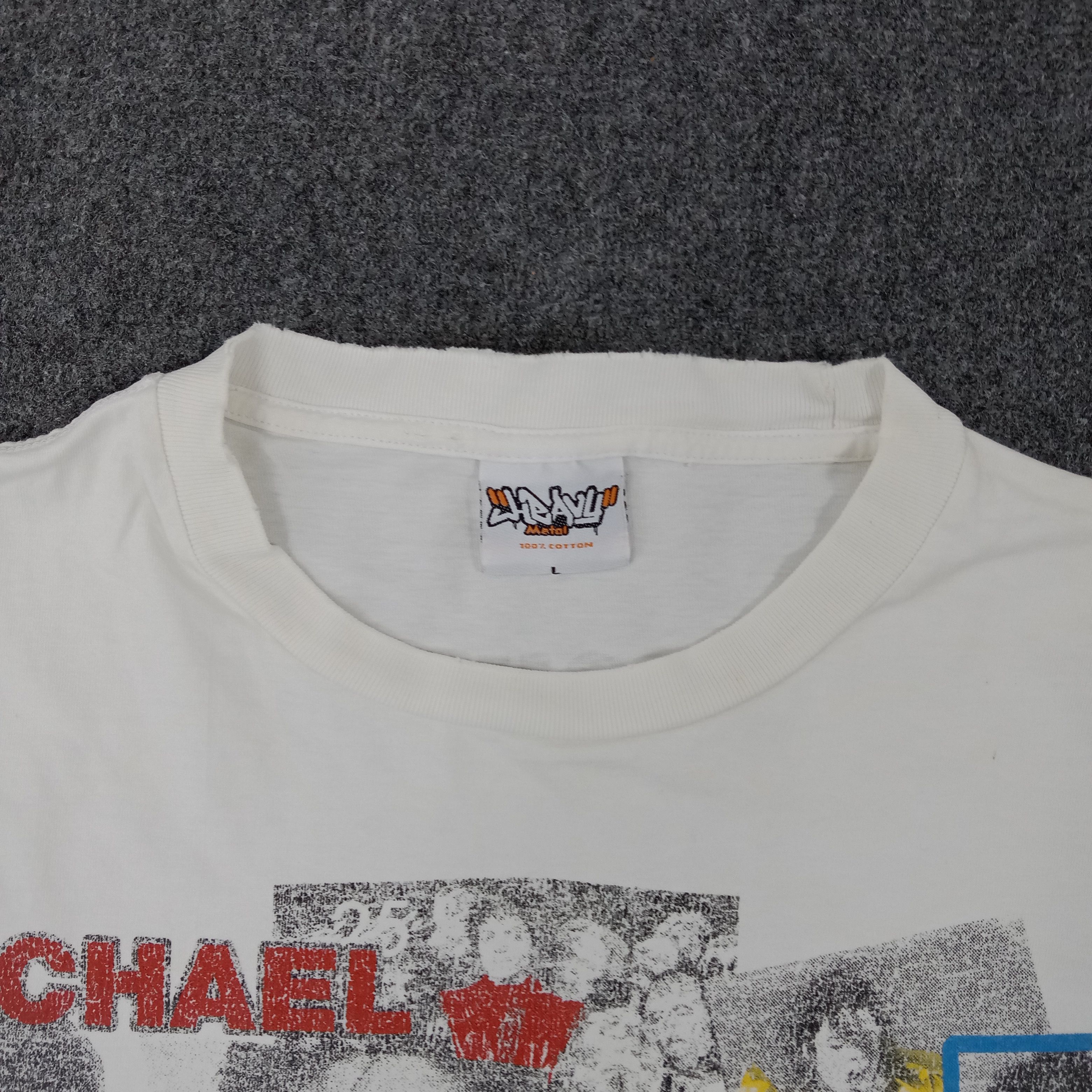 Band Tees × Michael Jackson × Vintage Michael Jackson American Singer-Songwriter and Dancer Tshirt Size US L / EU 52-54 / 3 - 3 Thumbnail