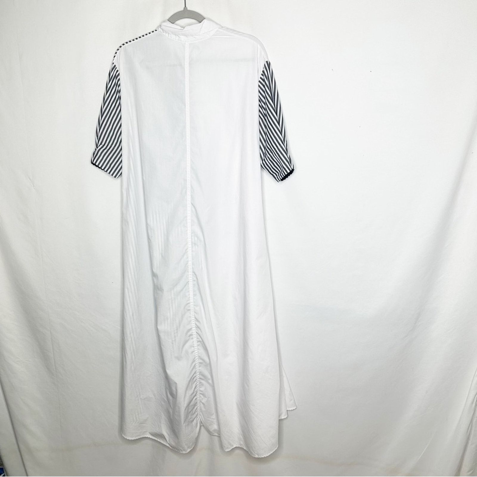 Other TOME Black White Striped Tie Front Shirt Dress in Size 6 Size M / US 6-8 / IT 42-44 - 7 Thumbnail