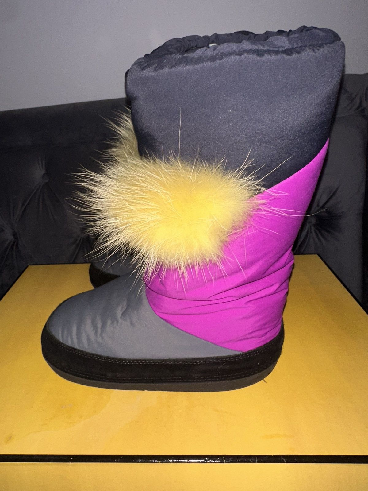 Fendi Fur Monster Moonboot Size US 5 / IT 35 - 5 Thumbnail