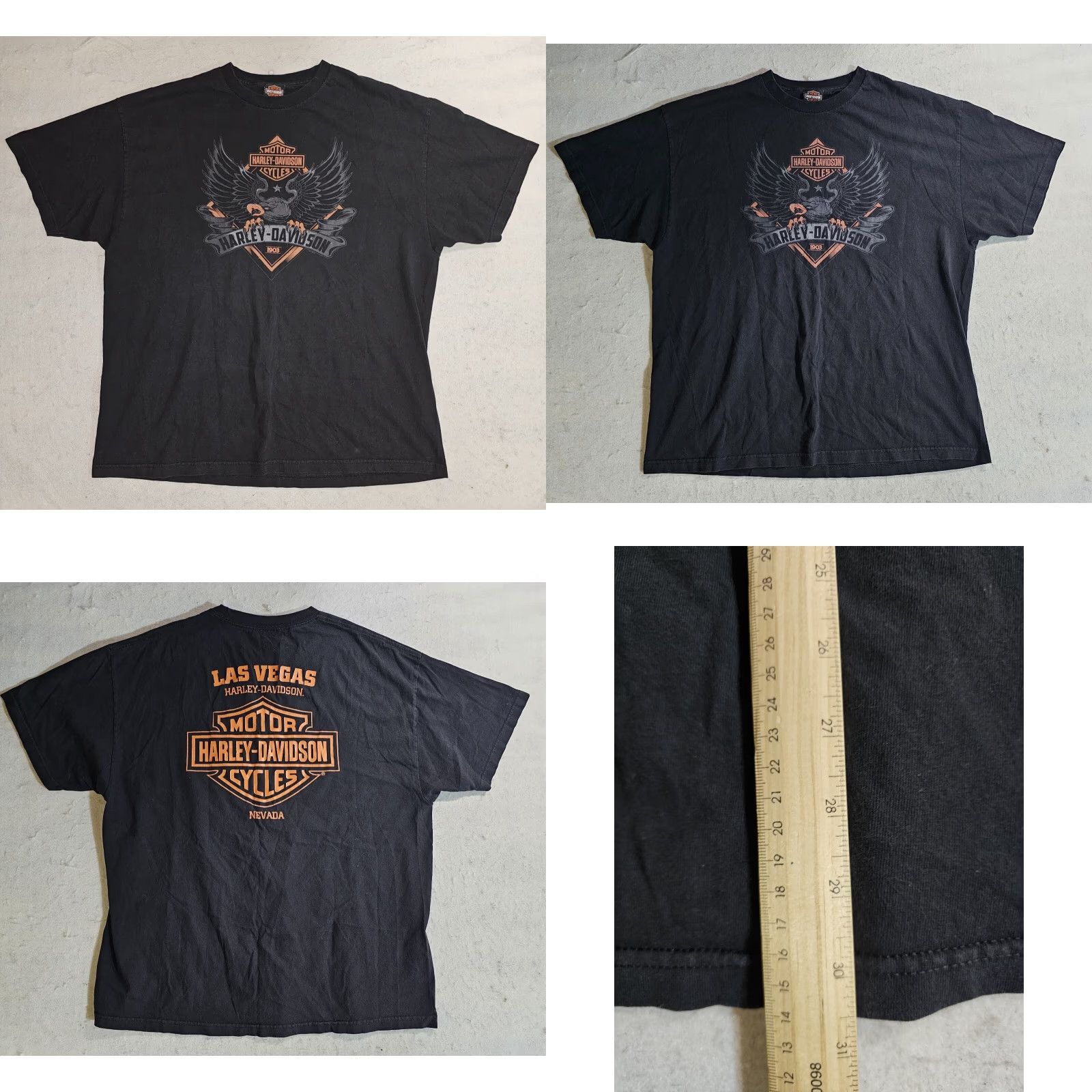 Harley Davidson VINTAGE Harley-Davidson T-Shirt HD 1903 Las Vegas Nevada Short Sleeve Mens XL Black 2018 Firm? Size US XL / EU 56 / 4 - 8 Thumbnail