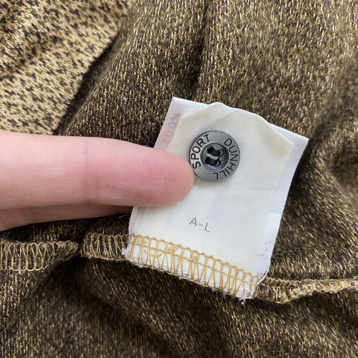 Vintage Vintage DUNHILL SPORT Leopard Button Up Collar Brown Size US L / EU 52-54 / 3 - 7 Thumbnail