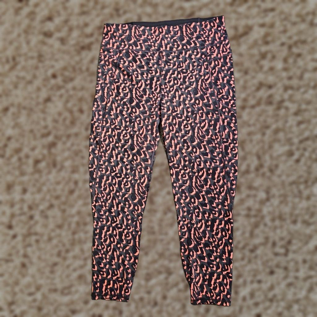 Sweaty Betty VINTAGE Sweaty Betty Leggings Women XL Black Pink Zero Gravity 7/8 Length Workout Casual Size 40" / US 18 - 1 Thumbnail