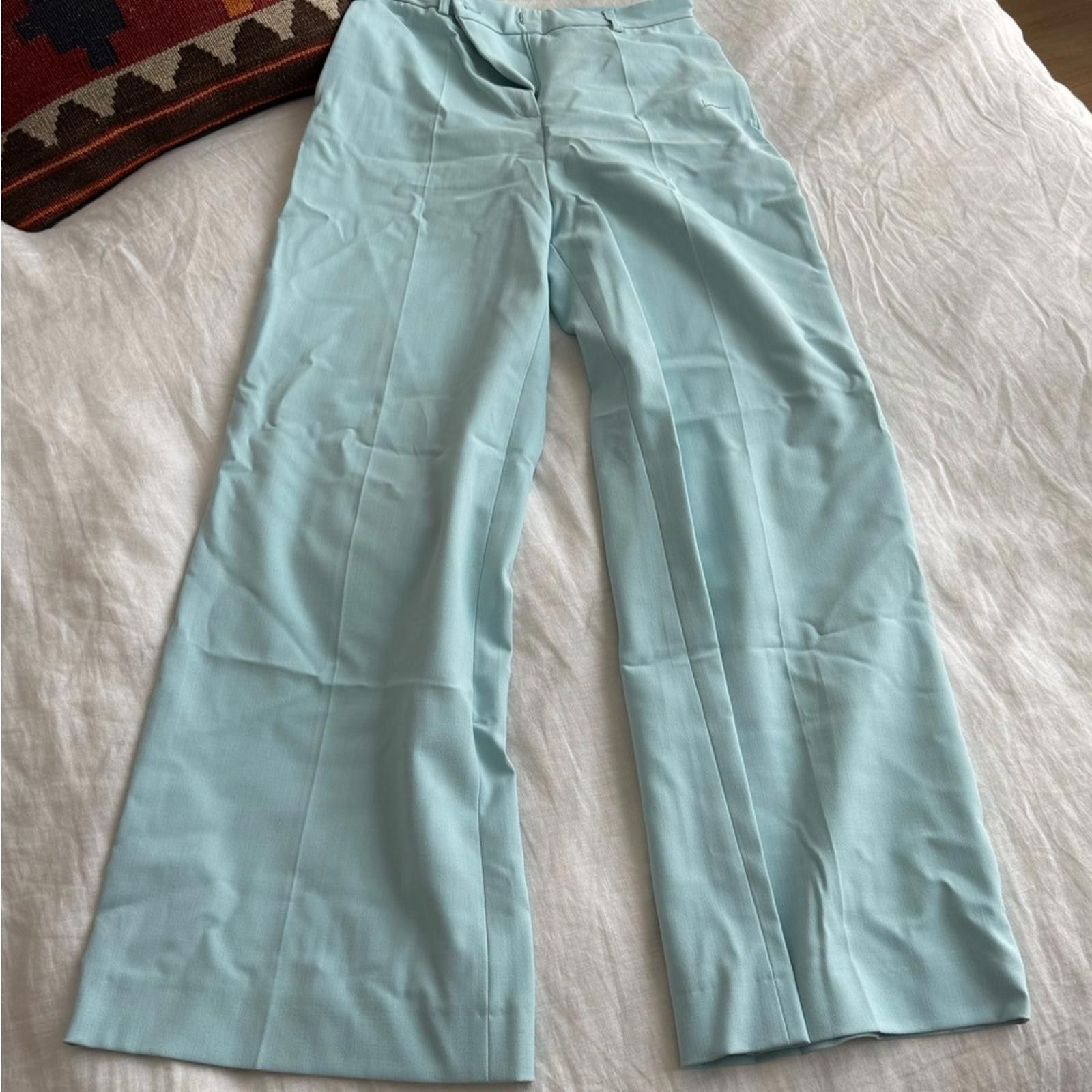Samsoe Samsoe SAMSOE Blue Wide Leg Pants Size 28" / US 6 / IT 42 - 1 Thumbnail